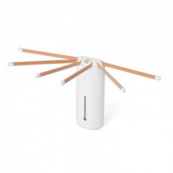 Foppapedretti Plus - Stendino da Calorifero con 6 Raggi Estraibili, Naturale