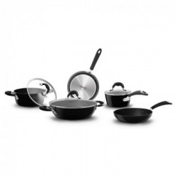 Bialetti 'Black Infinity', Batteria di Pentole 8 pezzi