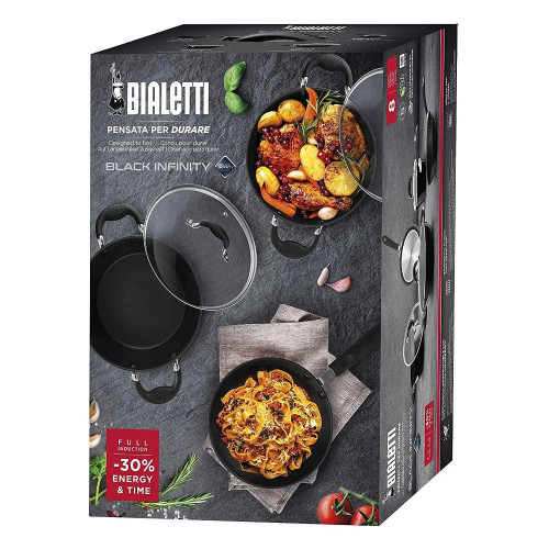 Bialetti 'Black Infinity', Batteria di Pentole...