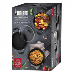 Bialetti 'Black Infinity', Batteria di Pentole 8 pezzi