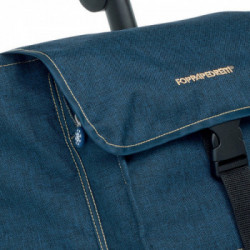 Foppapedretti 9702001100 Go Up - Carrello Portaspesa, 48x40xh110 cm, Alluminio, Blue Jeans