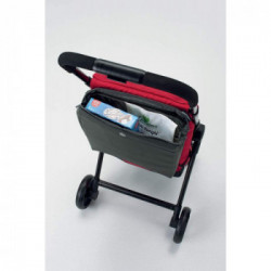 Foppapedretti Go Fast - Carrello Portaspesa Pieghevole, Portata 20 Kg, Rosso