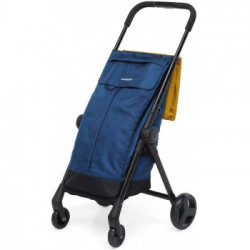Foppapedretti Go Fast - Carrello Portaspesa Pieghevole, Portata 20 Kg, Ocean