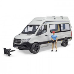 BRUDER MB Sprinter Camper mit Fahrer | 02672