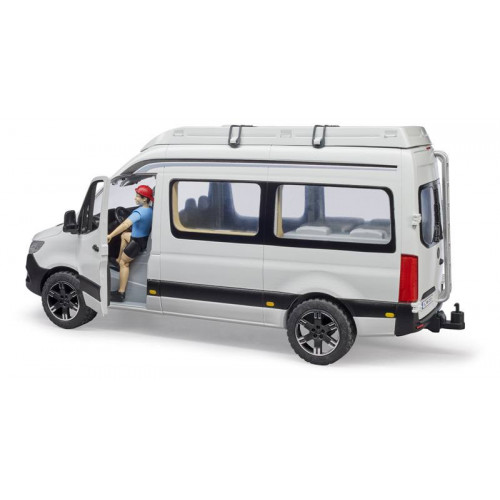 BRUDER MB Sprinter Camper mit Fahrer | 02672