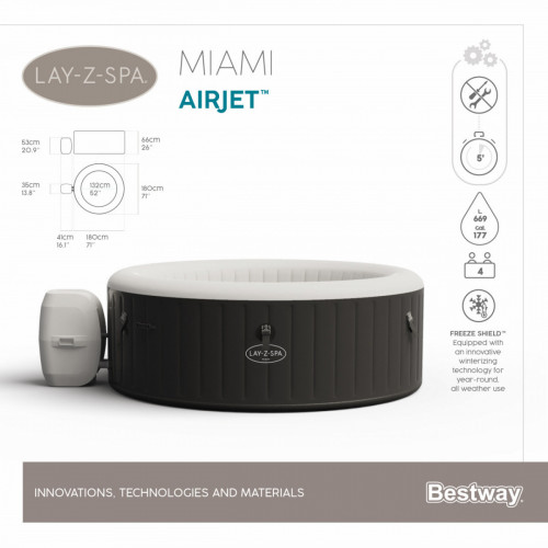 Bestway 60001 centro benessere e vasca...