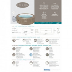 Bestway Lay-Z-Spa Palm Springs AirJet 1.96m x 71cm