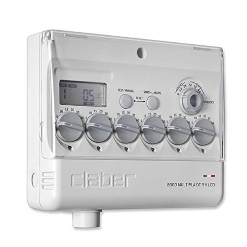 Programmatore 9 V Rainjet Multipla 6 linee per...