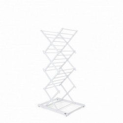 Foppapedretti Stendipiù - Stendibiancheria con Sistema di Apertura a Pantografo, 2 Altezze, Bianco