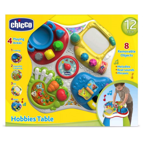 Chicco 07653 - Tavolo deli Hobbies, 12m+