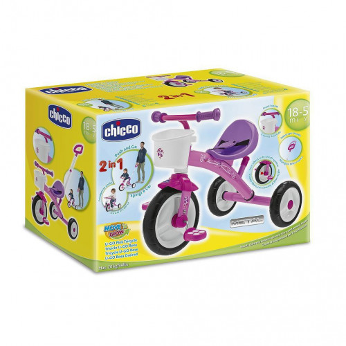 Chicco 07412.100 - Triciclo U/GO, Rosa