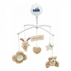 Giostrina elettrica con carillon e teneri peluches per stimolare la curiositÃ  del bambino.