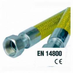 Tubo flessibile omologato per gas domestici cm 150 MF 1/2"