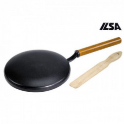 Ilsa 565 - Crepiera ad Immersione con Spatola in Legno, 20 cm