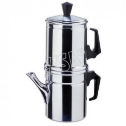 Ilsa 4 - Caffettiera Napoletana Liscia, 3 Tazze