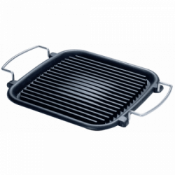 Ilsa 'Atollo' Bistecchiera in Ghisa, Quadrata 25x25 cm 