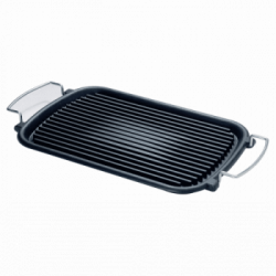 Ilsa 230 Atollo - Bistecchiera in Ghisa Rettangolare, 24 x 37 cm