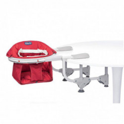 Chicco 07.79496.300 - Seggiolino da Tavolo 360, Scarlet