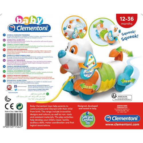 Clementoni 17262 - Cagnolino Trainabile