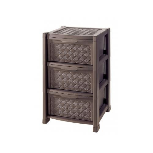 Cassettiera Arianna 3 cassetti wengÃÂ¨