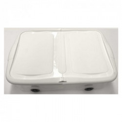 Tontarelli Contenitore Sottoletto Stock-Box Meraviglioso 25L - Trasparente/Crema