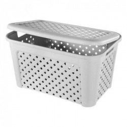 Tontarelli Cestone Grande Arianna con Cassetto - Bianco