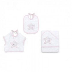 Italbaby - Set 3pz Spugna Star Rosa 15.5020.201