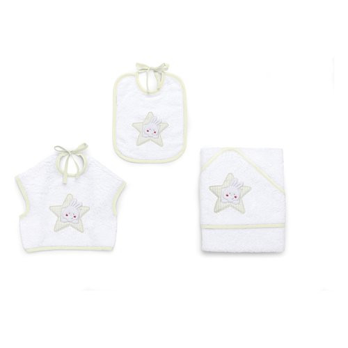 Italbaby - Set 3pz Spugna Star Avorio 15.5020.206