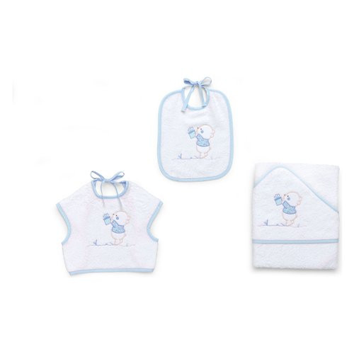 Italbaby - Set 3pz Spugna Ric.Bear Azz....