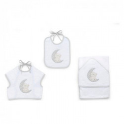 Italbaby - Set 3pz Spugna Moon Grey 15.5020.408