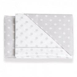 Italbaby - Set Letto 3pz.Pois Grey 020.1005.004