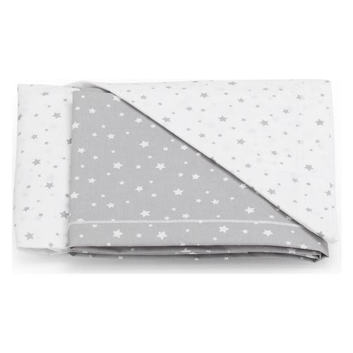 Italbaby - Set Letto 3pz.Stelle Grey 020.1007.004