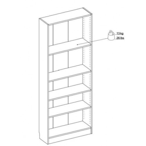 Tvilum Basik Libreria, 5 Vani Regolabili,...