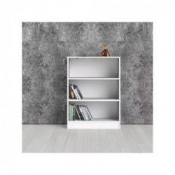 Tvilum Basik Libreria 3 Vani, Regolabili, 79x26,7x107,2 cm, Bianco