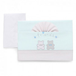Italbaby - Set Letto 3pz.Ric.Friends Az.15.2010.302