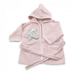 Italbaby - Accappatoio Sweet 0-6M Rosa 50.4000.371