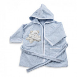 Italbaby - Accappatoio Sweet 0-6M Azz. 50.4000.372
