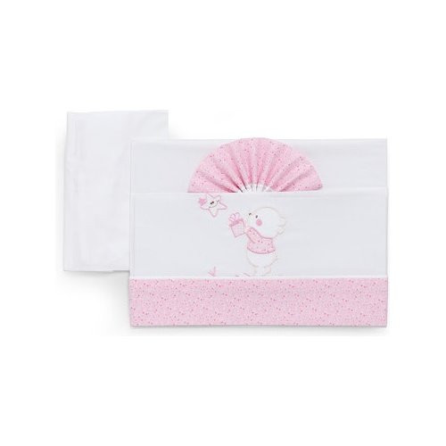 Italbaby - Set Culla 3pz Ric.Bear Rosa 15.3010.101