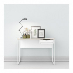 Tvilum Function Plus White Scrivania 1 Cassetto, 110x48,4x76,5 cm