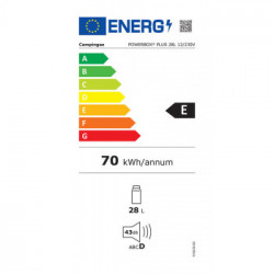 CampingGaz 2000037452 - Frigorifero Portatile Powerbox® Plus, 28 Litri, Classe E (A++)