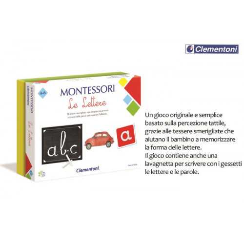 CLEM EDU MONTESSORI LETTERE TATTILI