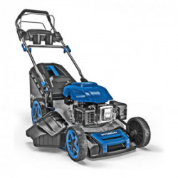 Hyundai Power Products 65450A - Tagliaerba a Scoppio, Avviamento a Strappo, Lama 53 cm 4 Tempi 173cc, 8 Altezze Taglio, 65 Lt.