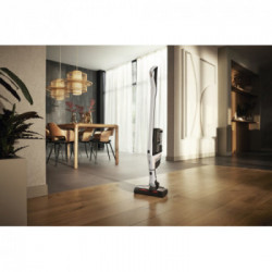 Miele Triflex HX2 - Scopa Elettrica Senza Filo, Funzione 3 in 1, 3 Velocità, Bianco Loto 