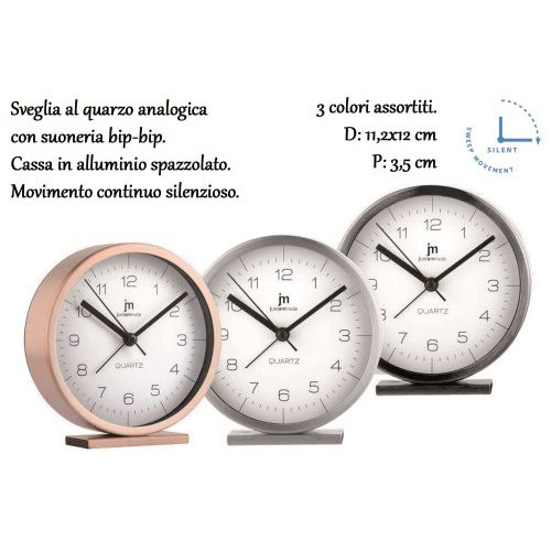 OROLOGIO SVEGLIA JM SILEN.ALLUM.11 JA7080CF