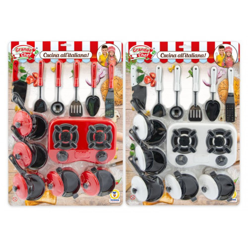 SET PENTOLINE CON FORNO 2 COL. ASS