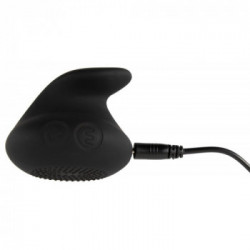 Rebel RC Butt Plug with Cock & Ball Rings - Plug Anale con Vibrazione, 10 MOD, Telecomando, Ricaricabile