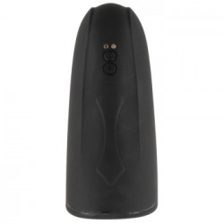 Rebel Masturbator with Sleeve and 2 Functions - Masturbatore con Vibrazione, 2 Funzioni, Ricaricabile