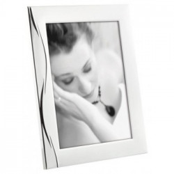 Mascagni Casa Portafoto Formato 10X15 Colore Argento Cornice Classica 633, Metallo, Multicolore, 19 x 14,5 x 1,5 cm