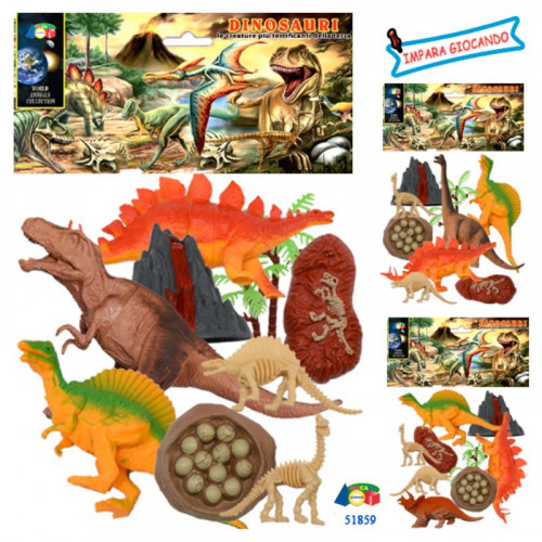 Givi Preistoria - Busta Dinosauri e Vulcano