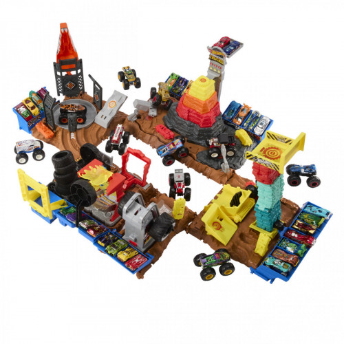 Hot Wheels Monster Trucks Arena Smashers Bone...
